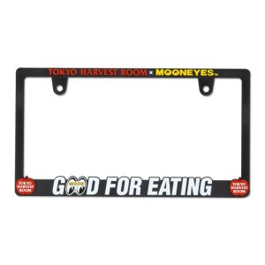 Photo2: TOKYO HARVEST ROOM x MOONEYES Logo License Plate Frame for JPN size