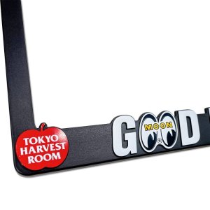 Photo3: TOKYO HARVEST ROOM x MOONEYES Logo License Plate Frame for JPN size