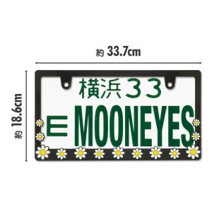 Photo4: Raised Daisy License Plate Frame