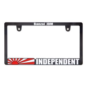 Photo1: Raised Banzai License Plate Frame
