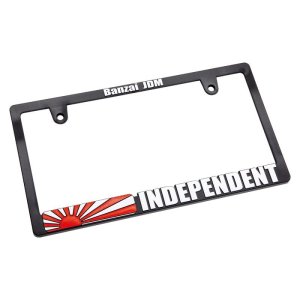 Photo2: Raised Banzai License Plate Frame