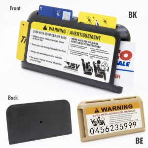 Photo3: USV Caution Card Holder