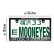 Photo4: Raised USCV Logo License Plate Frame(Chrome) for JPN size (4)