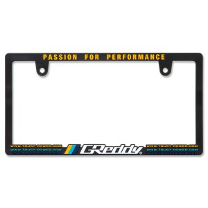 Photo1: Raised TRUST GReddy Logo License Plate Frame JPN size