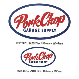 Photo2: PORKCHOP Large Oval Trico. Sticker