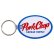 Photo1: PORKCHOP Oval Script Key Ring (1)