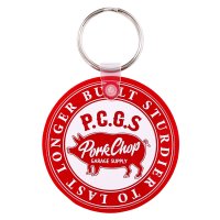PORKCHOP Circle Logo Key Ring
