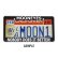 Photo1: Custom License Frame US Size Black (1)