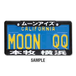 Photo2: Custom License Frame US Size Black