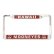 Photo2: MOONEYES Hawaii License Frame (for USA SIZE) (2)