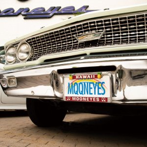 Photo1: MOONEYES Hawaii License Frame (for USA SIZE)
