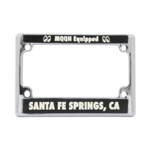 Photo2: MOON Equipped SANTA FE SPRINGS, CA Metal License Frame for US Motorcycle