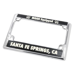 Photo3: MOON Equipped SANTA FE SPRINGS, CA Metal License Frame for US Motorcycle