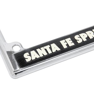 Photo4: MOON Equipped SANTA FE SPRINGS, CA Metal License Frame for US Motorcycle
