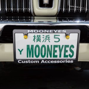 Photo2: Std. Custom License Plate Frame Black【MG058】