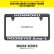 Photo1: Std. Custom License Plate Frame Carbon Fiber Look【MG058】 (1)