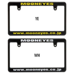 Photo3: Standard MOONEYES License Plate Frame Black 【MG058】