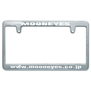 Photo2: Standard MOONEYES License Plate Frame Chrome【MG058】
