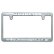 Photo2: Standard MOONEYES License Plate Frame Chrome【MG058】 (2)