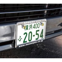 Standard MOONEYES License Plate Frame Chrome【MG058】