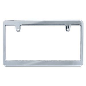 Photo2: Std. License Plate Frame Chrome Plain 【MG058】