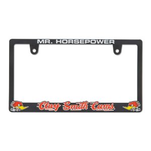 Photo2: Raised Clay Smith Logo License Plate Frame for JPN size
