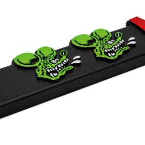 Photo4: Raised Rat Fink Face Logo License Plate Frame for JPN size