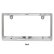 Photo4: Raised MOONEYES Logo Chrome License Plate Frame for JPN size (4)