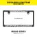 Photo1: Custom Skinny License Plate Frame(Plain) JPN size (1)