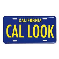 California Steel License Plates CAL LOOK