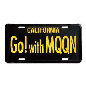 Photo2: MOONEYES California Steel License Plates Go! with MQQN