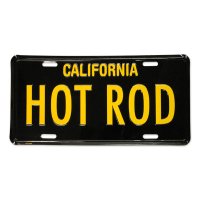 MOONEYES California Steel License Plates HOT ROD