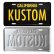 Photo2: MOONEYES California Steel License Plates KUSTOM (2)