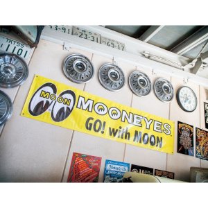 Photo1: MOON Vinyl Banner