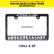 Photo1: Original Custom License Plate Frame Black for Motorcycle (1)