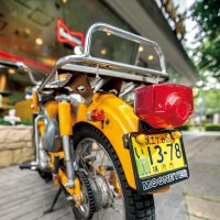 【50cc〜125cc】MOONEYES License Plate Frame for Small Motorcycle Black