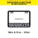 Photo1: 【50cc〜125cc】 Original Custom Licence Frame Plate for Small Motorcycle Black (1)