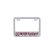 Photo2: 【50cc〜125cc】MOON Equipped License Plate Frame for Small Motorcycle Chrome (2)