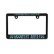Photo2: Black License Frame for Motorcycle "Mooneyes Area-1" (2)