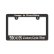 Photo3: Black License Frame for Motorcycle "MOON Custom Cycyle Shop" (3)
