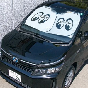 Photo2: MOON Car Sunshade L size