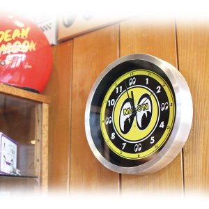 Photo3: MOON Aluminum Wall Clock