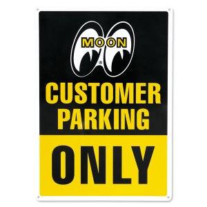 Photo2: MOON Customer Parking Only Plate