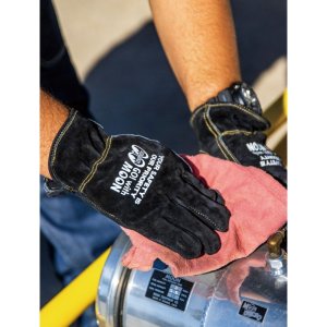 Photo2: MOON Leather Work Gloves