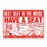 Photo2: Message Plate Have a Seat (2)