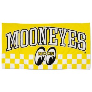 Photo2: MOON Checker Bath Towel