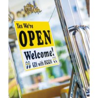 MOON Open / Closed Sign Plate