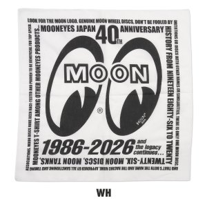 Photo4: MOONEYES 40th Anniv. Square Logo Bandanna