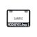Photo2: 【50cc〜125cc】 Original Custom Licence Frame Plate for Small Motorcycle Black (2)