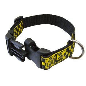 Photo1: MOON Checker Doggy Collar Small